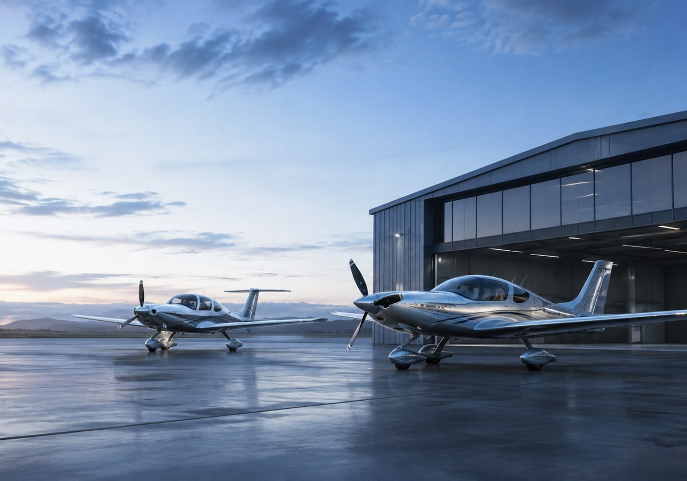 Generic aircraft on tarmac